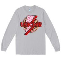 Moon Dust teacher lightning bolt valentines day Long Sleeve Tee - MaliasSmallBusiness
