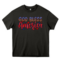 Asphalt God bless America Heavy Core Tee - Neo Western