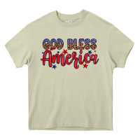 Mossy God bless America Heavy Core Tee - Neo Western