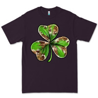 Plum Cowhide leopard shamrock 4th of july Premium Tee - Neo Western