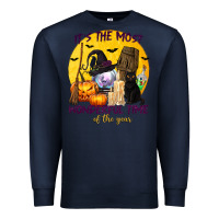 Navy It's The Most Wonderful Time of The Year Premium Sweatshirt - texasbilliewilder