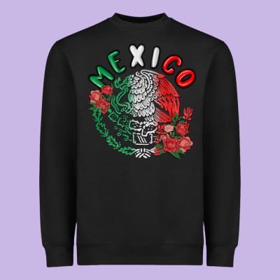 Mexico Heavyweight Sweatshirt Designed By Maliassmallbusiness