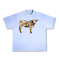 Grape Ice Texas Longhorn Heifer Urban Heavy Tee - LillyAllenDesigns