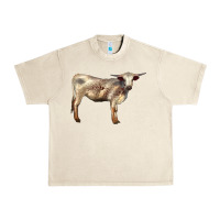 Texas Longhorn Heifer Urban Heavy Tee | Teevron