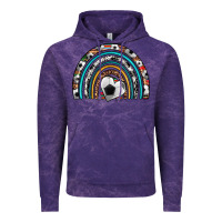 Cloud Purple soccer rainbow Vintage Hoodie - Artiststas