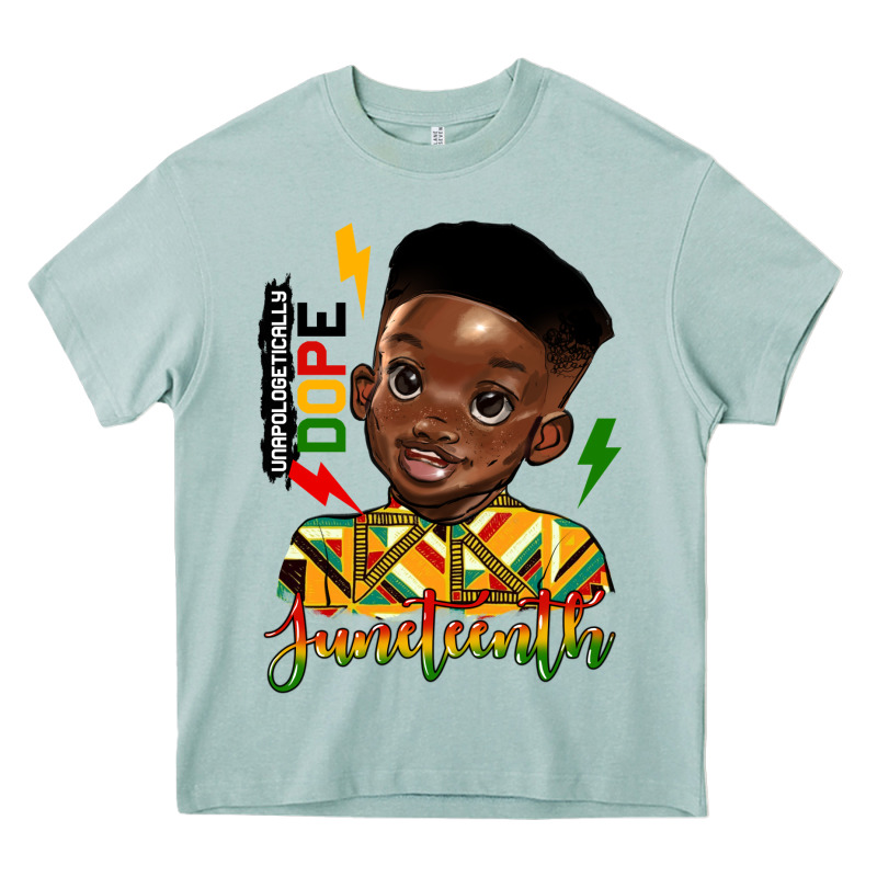 Juneteenth Black Boy Heavy Core Tee by HRA Design Shop | Teevron
