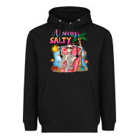 Black Always salty Heavyweight Hoodie - NancyCooperArtShop