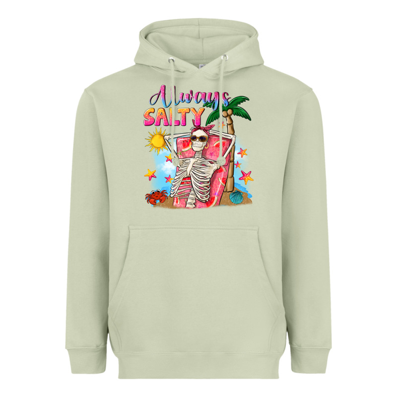Always Salty Heavyweight Hoodie by NancyCooperArtShop | Teevron