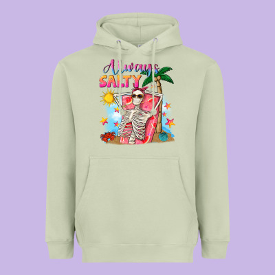 Always Salty Heavyweight Hoodie Designed By Nancycooperartshop