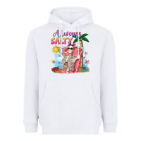 White Always salty Heavyweight Hoodie - NancyCooperArtShop
