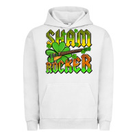 Pigment Lunar Rock St. Patrick’s Day sham rocker with guitar Urban Hoodie - OliviaCreatesArt