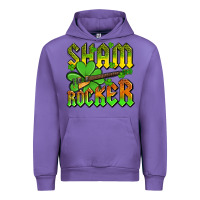 Tulip St. Patrick’s Day sham rocker with guitar Urban Hoodie - OliviaCreatesArt