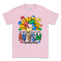 Bubblegum Pink accept understand love awareness Classic Tee - MaliasSmallBusiness