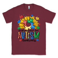 Burgundy accept understand love awareness Classic Tee - MaliasSmallBusiness
