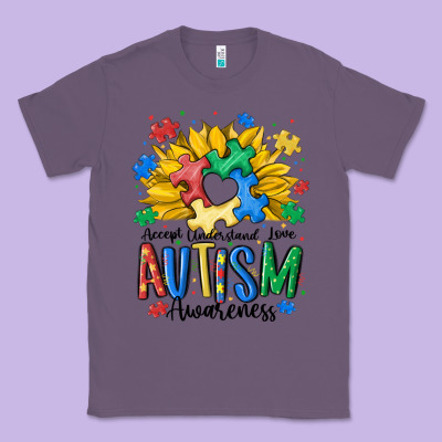 Accept Understand Love Awareness Classic Tee Designed By Maliassmallbusiness