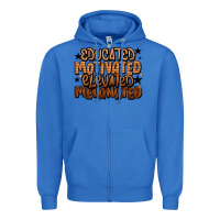 True Royal educated motivated elevated melanated Zipper Hoodie - LillyAllenDesigns