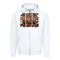 White educated motivated elevated melanated Zipper Hoodie - LillyAllenDesigns