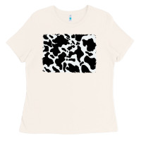 Bone distressed cowhide pattern Ladies Tee - RanaPortraitStore