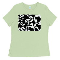 Matcha distressed cowhide pattern Ladies Tee - RanaPortraitStore