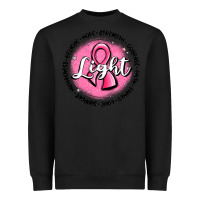 Black fight breast cancer Heavyweight Sweatshirt - MaliasSmallBusiness