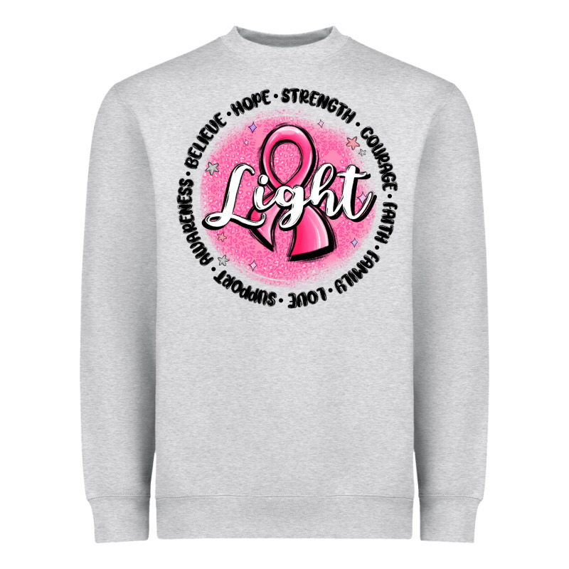 Fight Breast Cancer Heavyweight Sweatshirt by MaliasSmallBusiness | Teevron