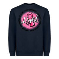 Navy fight breast cancer Heavyweight Sweatshirt - MaliasSmallBusiness