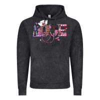 Vintage Black valentine's day nurse love Vintage Hoodie - AdoDesignShop