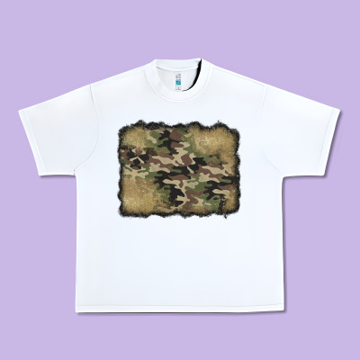 Camouflage Glitter Background Urban Heavy Tee Designed By Jasminsmagicworld