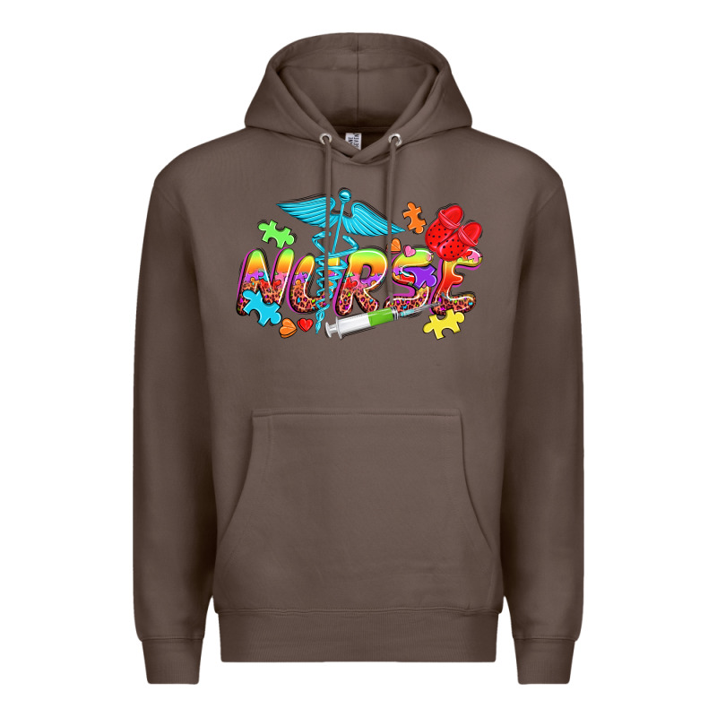 Autism Nurse Premium Hoodie by NancyCooperArtShop | Teevron