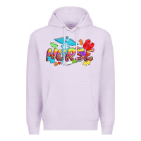 Lilac Autism Nurse Premium Hoodie - NancyCooperArtShop