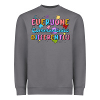 Storm everyone communicates differently Heavyweight Sweatshirt - MaliasSmallBusiness