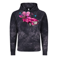 Cloud Black truck with hearts Vintage Hoodie - AdoDesignShop