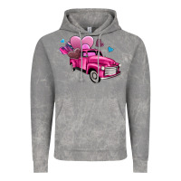 Cloud Rock truck with hearts Vintage Hoodie - AdoDesignShop