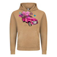 Vintage Camel truck with hearts Vintage Hoodie - AdoDesignShop