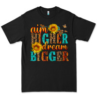 Black aim higher dream bigger Premium Tee - HRA Design Shop