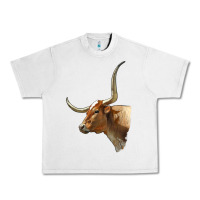 Lunar Rock Texas Longhorn Cow Face Urban Heavy Tee - LillyAllenDesigns