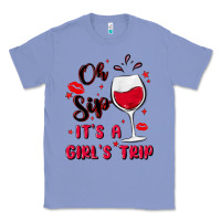 Colony Blue oh sip it's a girl's trip Classic Tee - MaliasSmallBusiness