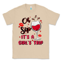 Mushroom oh sip it's a girl's trip Classic Tee - MaliasSmallBusiness