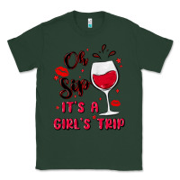 Sports Green oh sip it's a girl's trip Classic Tee - MaliasSmallBusiness