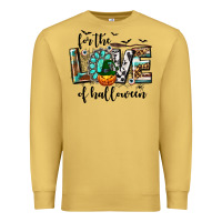 Antique Gold Western For The Love of Halloween Premium Sweatshirt - texasbilliewilder