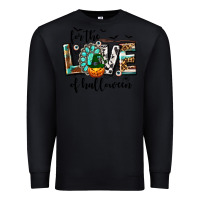 Black Western For The Love of Halloween Premium Sweatshirt - texasbilliewilder