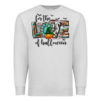 Dove Grey Western For The Love of Halloween Premium Sweatshirt - texasbilliewilder
