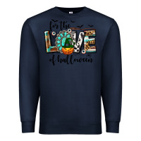 Navy Western For The Love of Halloween Premium Sweatshirt - texasbilliewilder