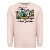 Pale Pink Western For The Love of Halloween Premium Sweatshirt - texasbilliewilder