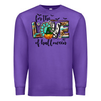 Purple Western For The Love of Halloween Premium Sweatshirt - texasbilliewilder