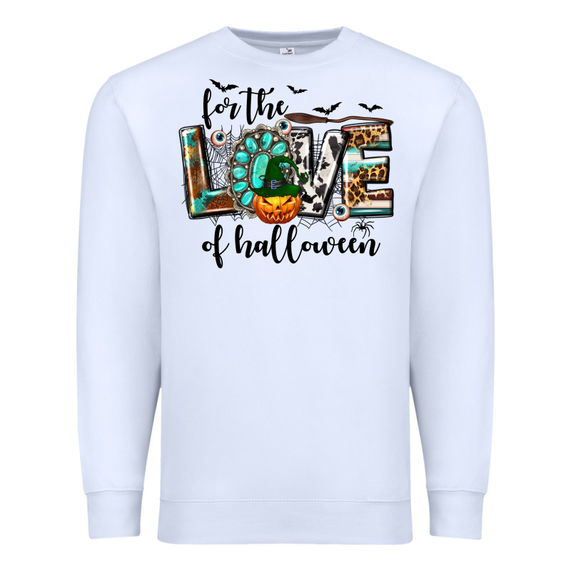 Western For The Love Of Halloween Premium Sweatshirt by texasbilliewilder | Teevron