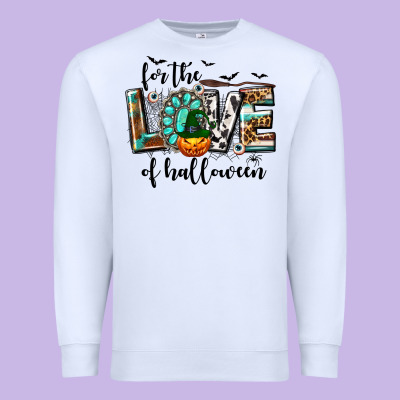 Western For The Love Of Halloween Premium Sweatshirt Designed By Texasbilliewilder
