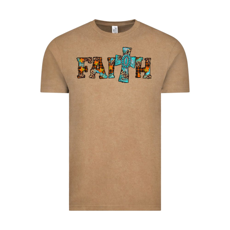 Faith Thanksgiving Cross Vintage Tee by AdoDesignShop | Teevron