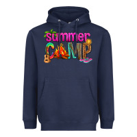 Navy summer camp Heavyweight Hoodie - NancyCooperArtShop