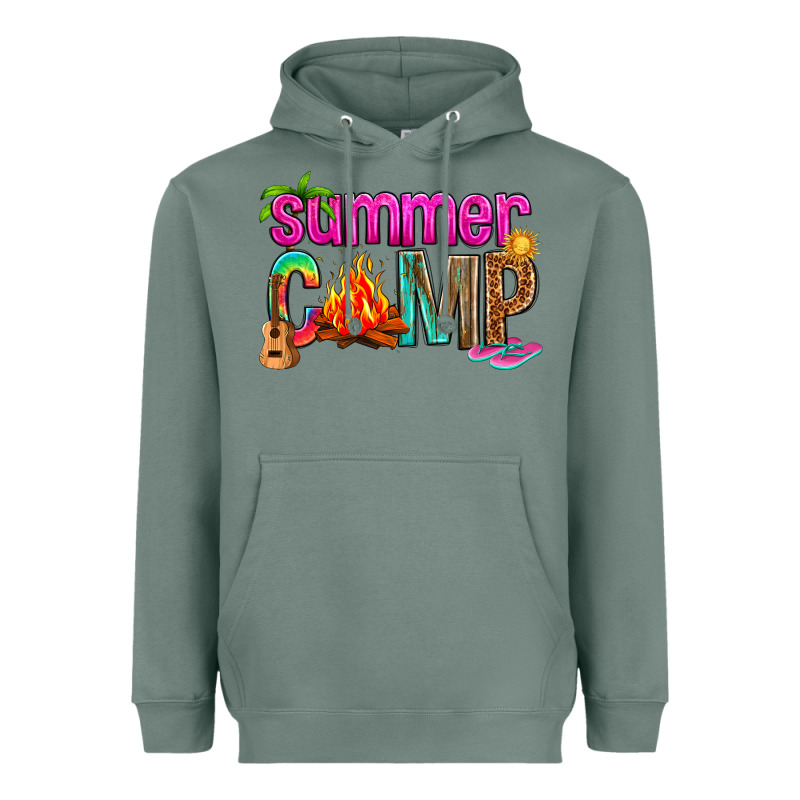 Summer Camp Heavyweight Hoodie by NancyCooperArtShop | Teevron